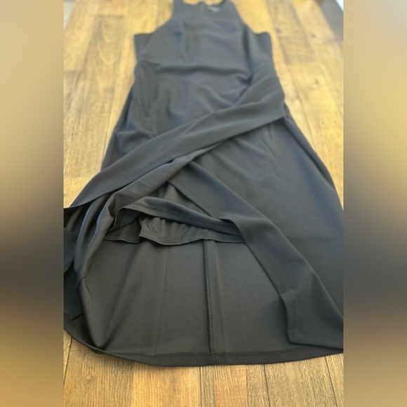 Laundry By Shelli Segal Black Cocktail Black Sleeveless Midi Dress Lined Sz 8 - Picture 7 of 17